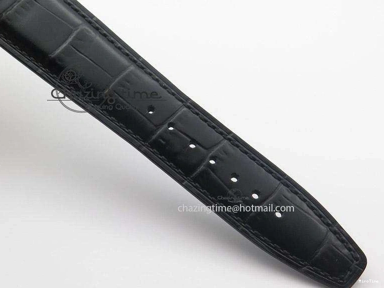 MIROTIME 0227 Ingeniuer St.Laurens SS Black Dial MK 1:1 Best Edition On Black Leather Strap  A Seasonal 7367